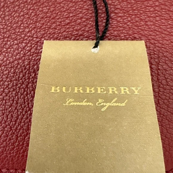 Burberry Crimson Leather Crossbody Bag - Picture 8 of 9